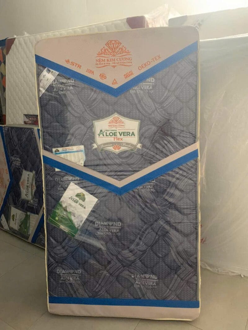 Đệm cao su tổng hợp Aloe Vera Flex Kim Cương