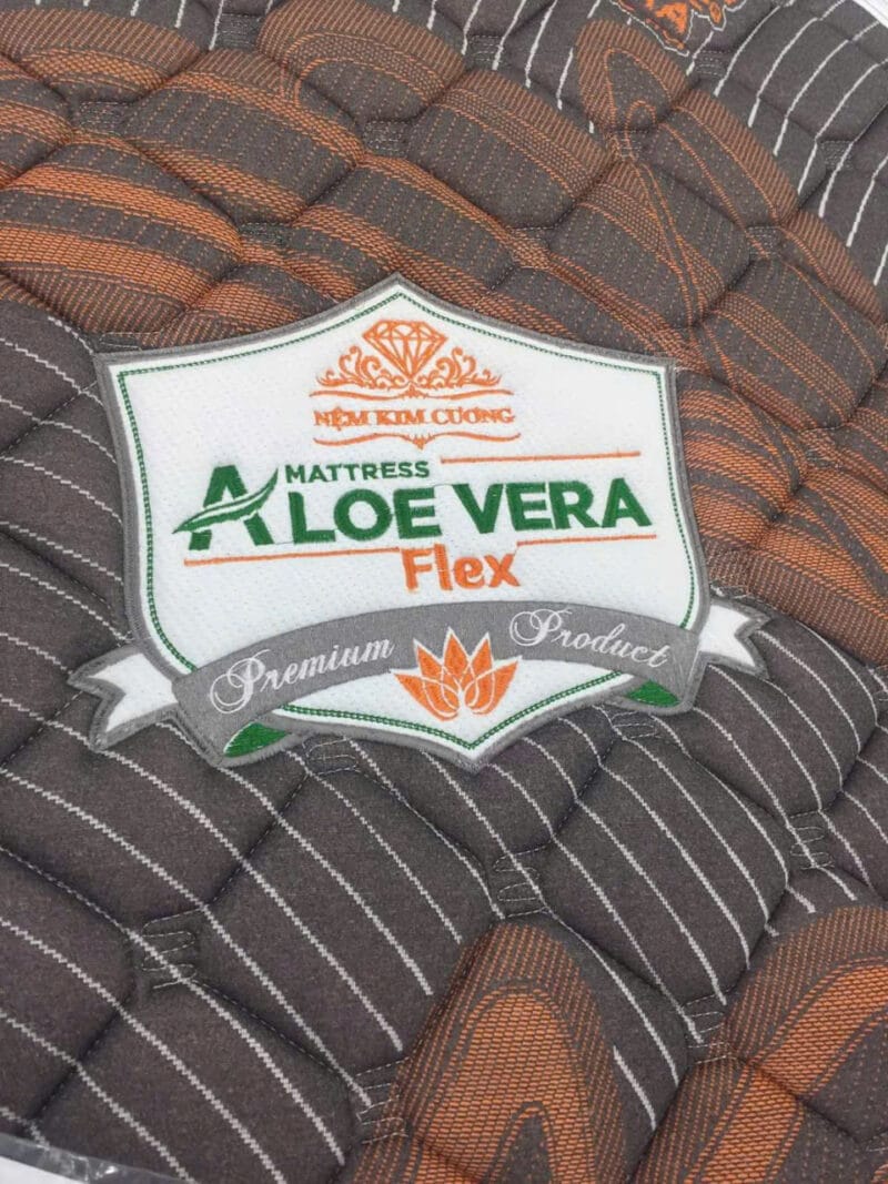 Đệm cao su tổng hợp Aloe Vera Flex Kim Cương