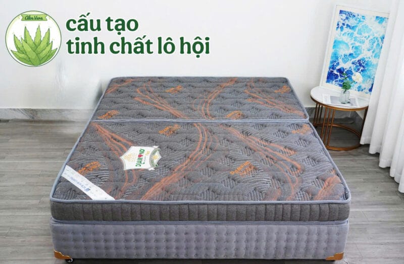 Đệm Cao su tổng hợp Kim Cương Diamond Flex - Aloe Vera Organic