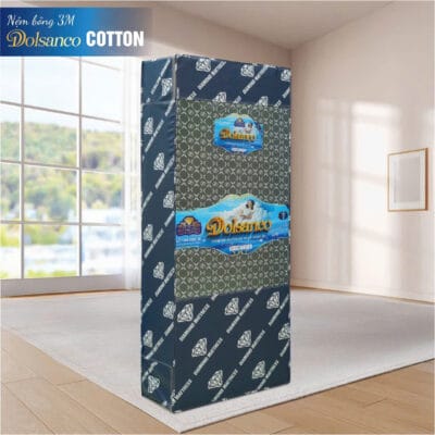Đệm bông ép Kim Cương Dolsanco cotton gấp 3 mảnh