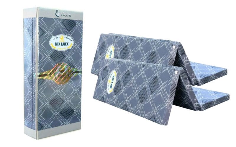 Đệm bông ép cao cấp Mix Latex 4 Mùa
