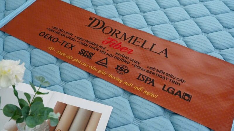Đệm bông ép than hoạt tính Dormella Fiber Kim Cương