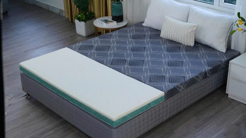 Đệm bông ép cao cấp Mix Latex 4 Mùa