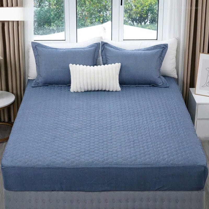 Bộ ga gối chun chần Dolsanco 1 màu (Tencel)