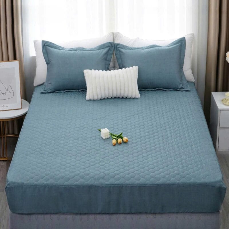 Bộ ga gối chun chần Dolsanco 1 màu (Tencel)