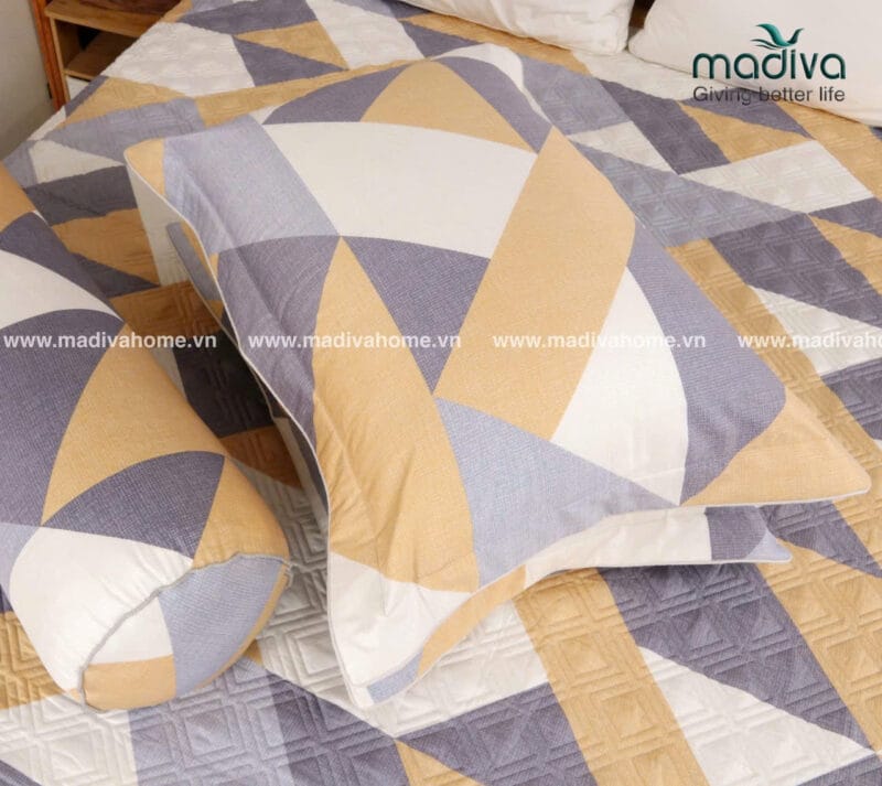 Bộ Phủ Chăn Ga Gối Cotton Hàn Quốc