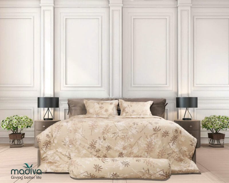 Bộ Phủ Chăn Ga Gối Cotton Hàn Quốc