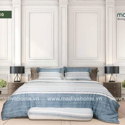Bộ Phủ Chăn Ga Gối Cotton Hàn Quốc