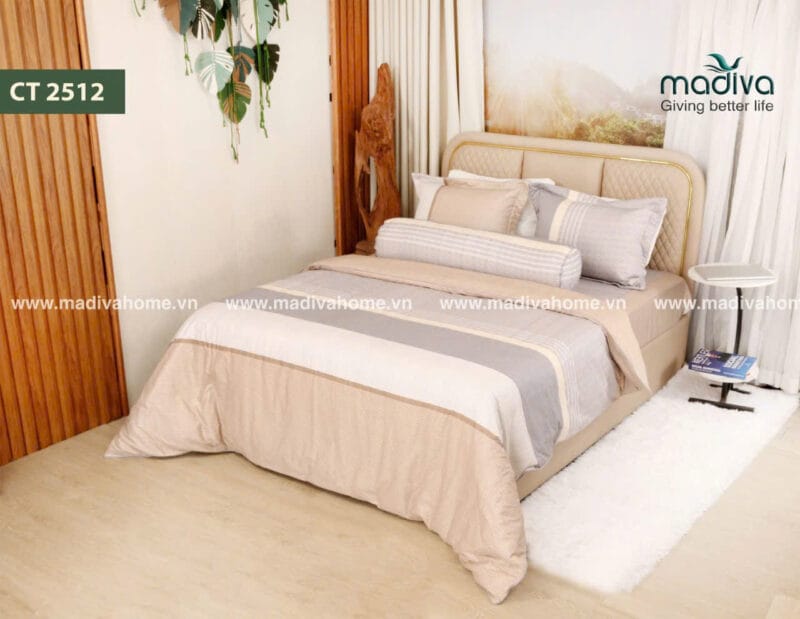 Bộ Phủ Chăn Ga Gối Cotton Hàn Quốc