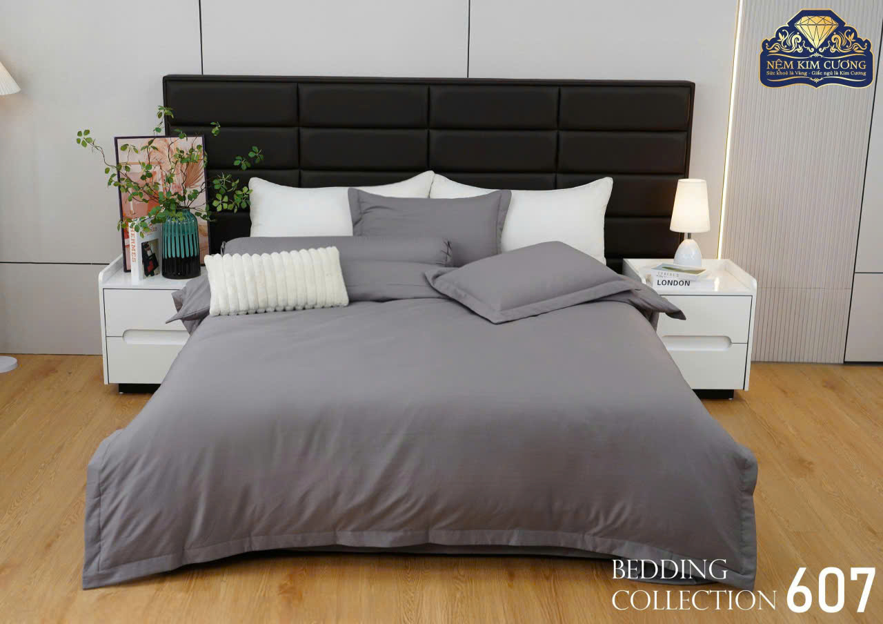 Bộ phủ chăn ga gối SYMI CHILLY Kim Cương (5 món) Bộ phủ chăn ga gối SYMI CHILLY Kim Cương (5 món)