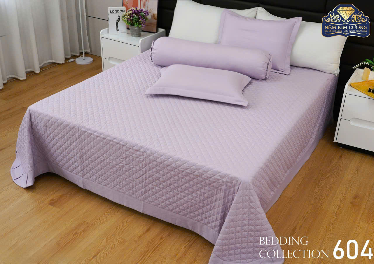 Bộ phủ chăn ga gối SYMI CHILLY Kim Cương (5 món) Bộ phủ chăn ga gối SYMI CHILLY Kim Cương (5 món)