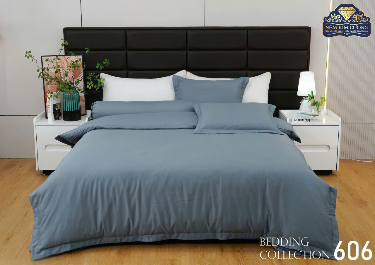 Bộ phủ chăn ga gối SYMI CHILLY Kim Cương (5 món) Bộ phủ chăn ga gối SYMI CHILLY Kim Cương (5 món)